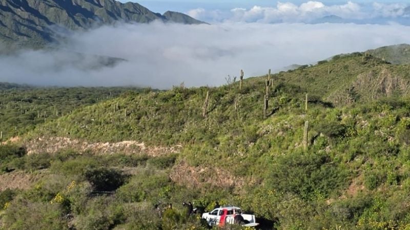 Hallaron a un joven extraviado en la zona montañosa de Belén