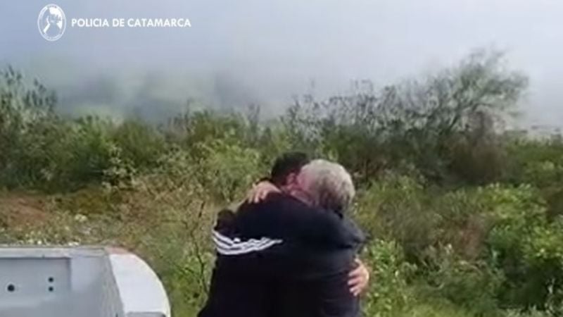 Hallaron a un joven extraviado en la zona montañosa de Belén