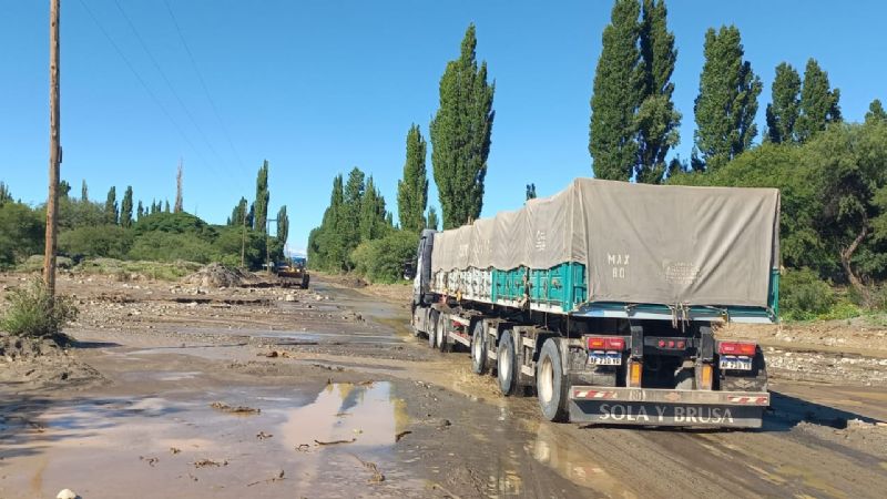 Transitar con precaución por RN 40, en Santa María