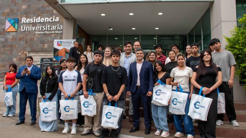 La Residencia Universitaria Provincial “Abuelas Plaza de Mayo” dio la bienvenida a los 16 nuevos estudiantes