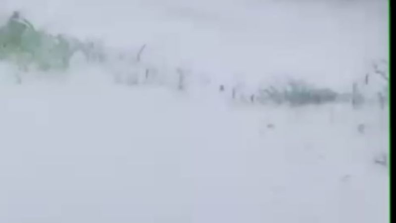 Interrumpen el tránsito en la Ruta Nacional 38 por abundante agua en calzada en el sur de Tucumán