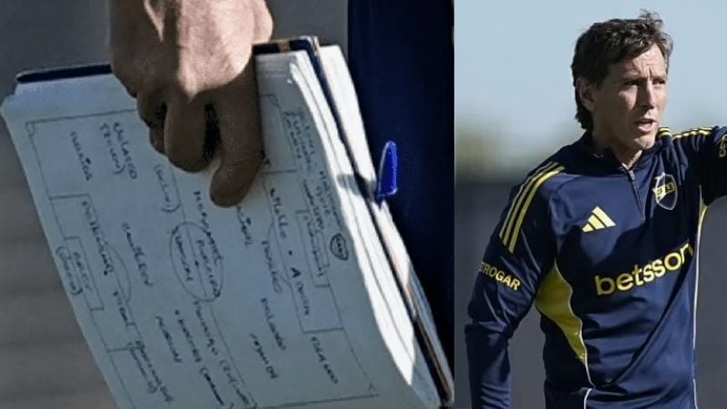 La foto que anticipó la formación de Boca