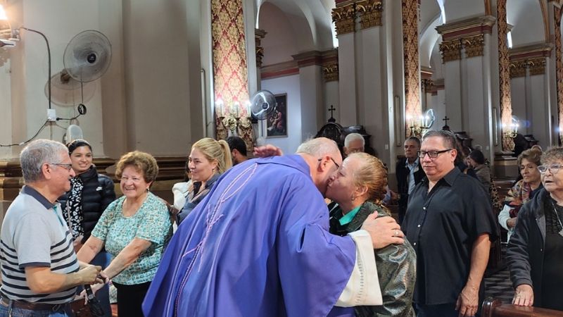Urbanc celebró la acción gracias por  los 19 años de su ordenación episcopal