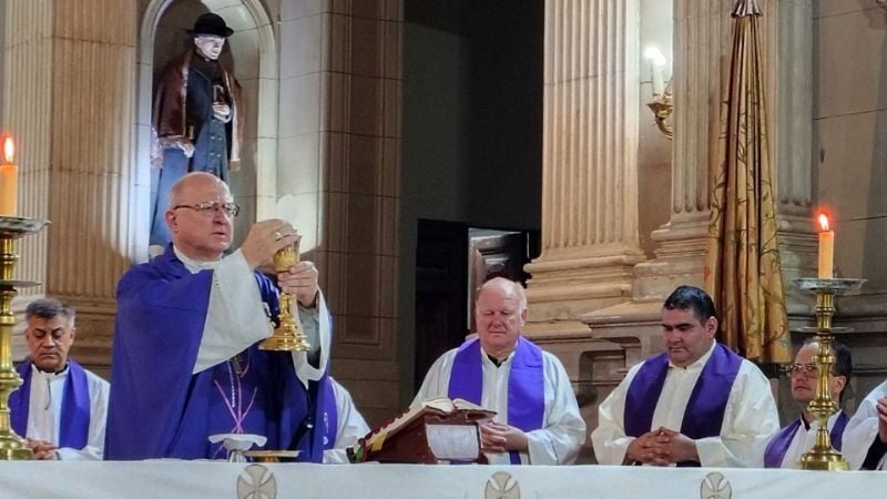 Urbanc celebró la acción gracias por  los 19 años de su ordenación episcopal