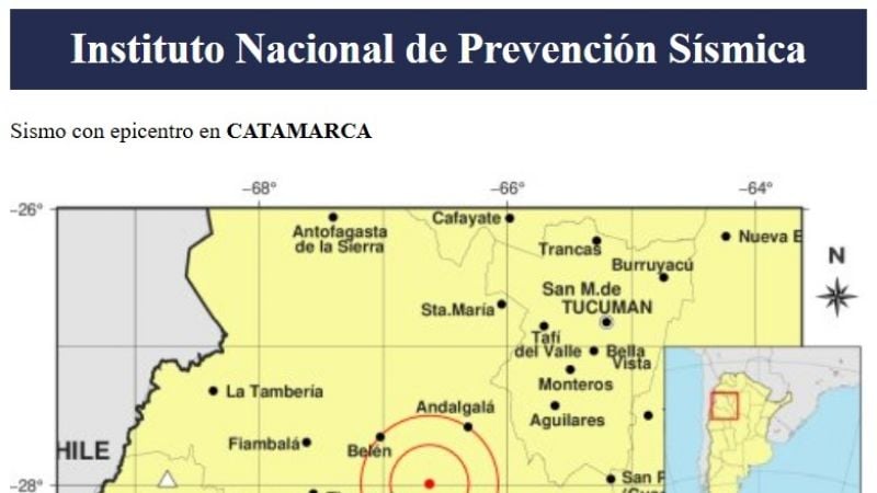 La tierra se sigue moviendo: hoy se registraron tres temblores