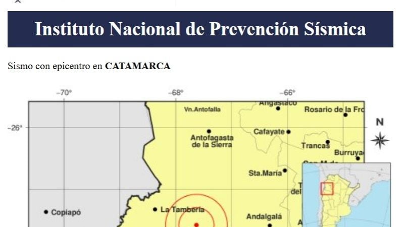 La tierra se sigue moviendo: hoy se registraron tres temblores