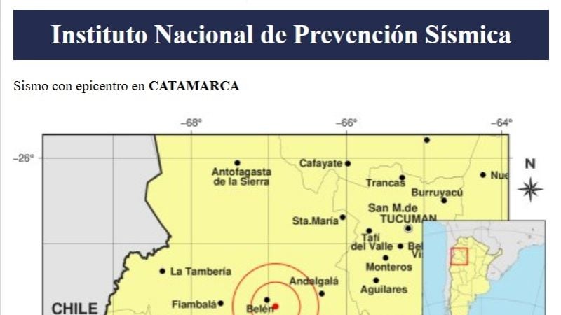 La tierra se sigue moviendo: hoy se registraron tres temblores