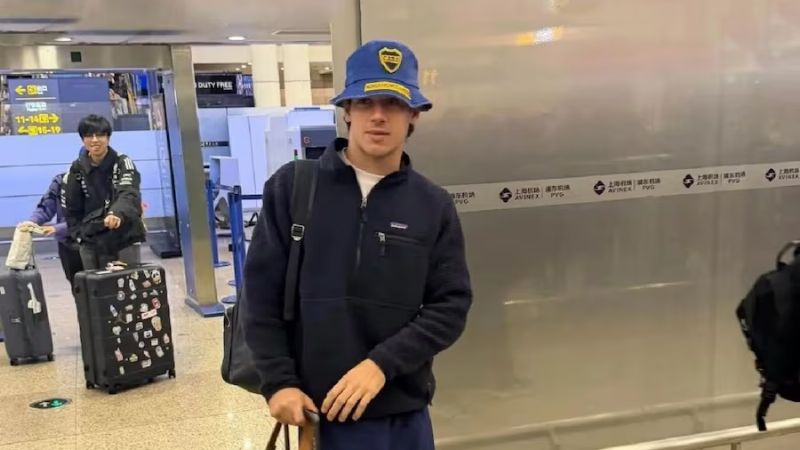 Colapinto ya se encuentra en China
