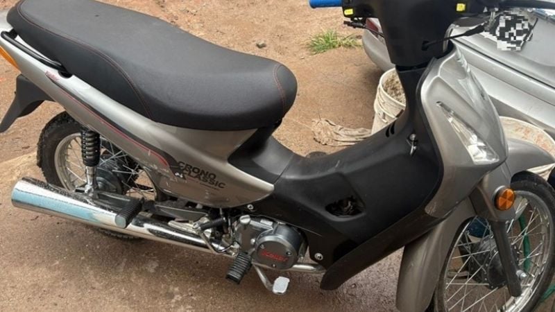 Incautaron una moto abandonada
