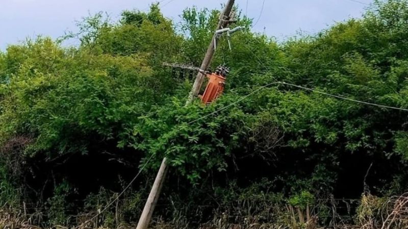 Barot recorrió la zona afectada por el temporal