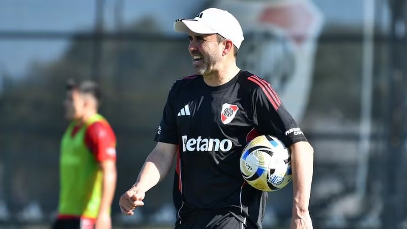 Primer examen de Coudet como DT de River
