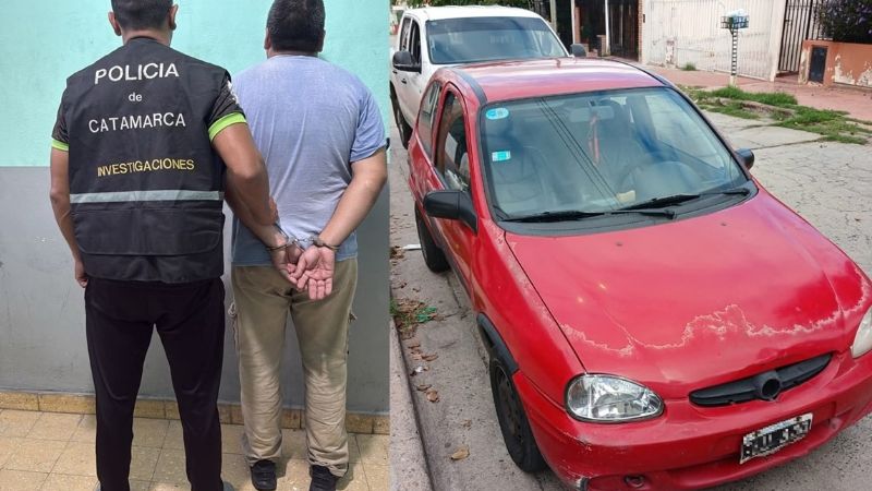 Embistió a un peatón, escapó, pero fue detenido