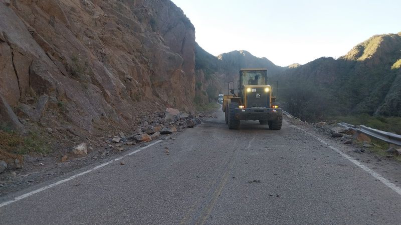 Se habilitó el tránsito en la Quebrada de Belén