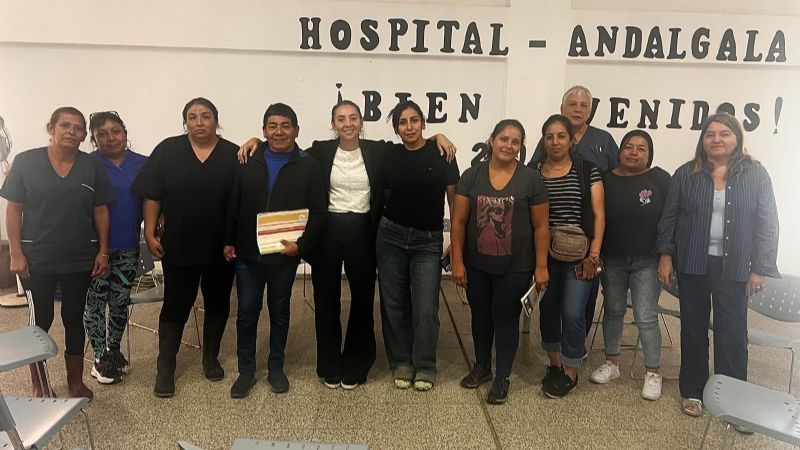 La ministra de Salud visitó Andalgalá y mantuvo un encuentro con el equipo sanitario