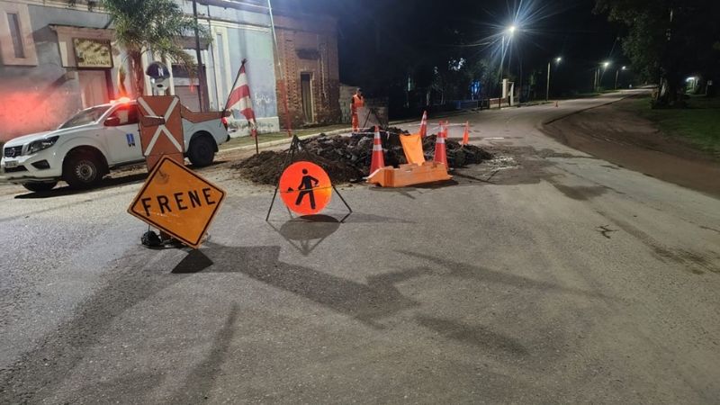 Las Cañas: habilitan media calzada en RN 64