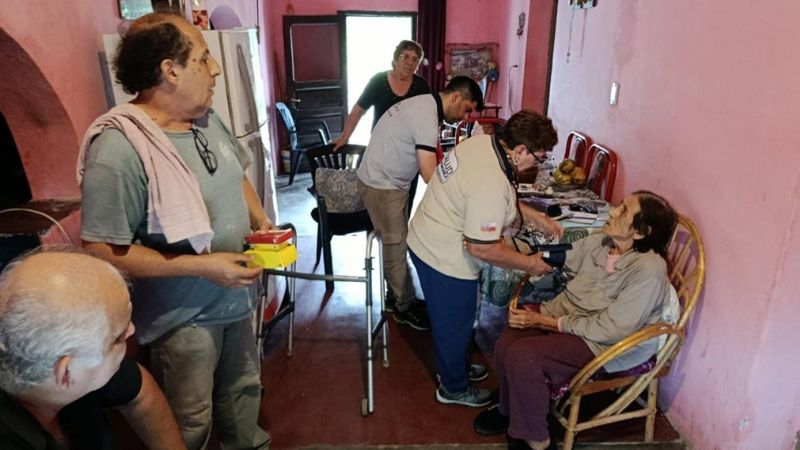 Salud brindó asistencia sanitaria en zonas afectadas por el temporal de Los Altos