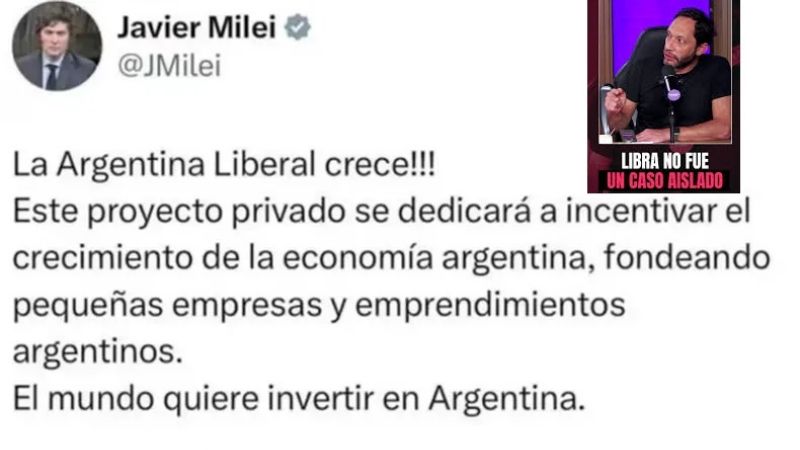 Para Ferraro, se confirma el nexo de Milei con Novelli