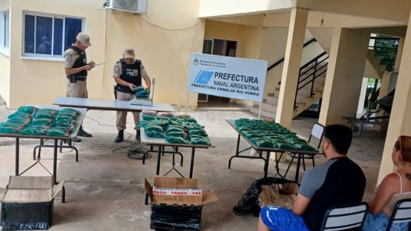 Secuestran más de 30 kilos de hojas de coca que iban a Córdoba