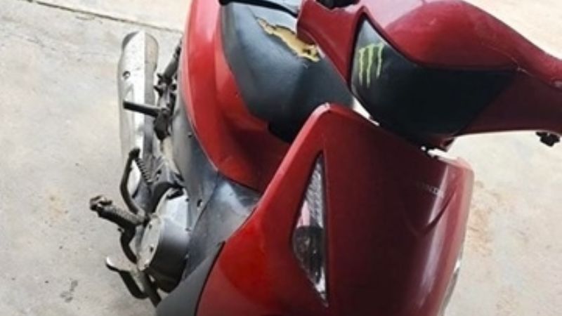 Incautaron una moto abandonada