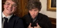 Tuit de Javier Milei con Hayden Davis Javier Milei con Hayden Davis.