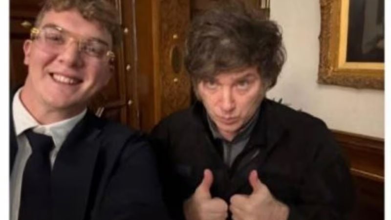 Intenso intercambio de mensajes entre los Milei y Novelli