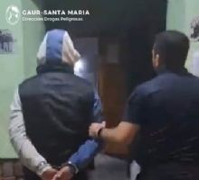 Allanamiento contra el narcomenudeo en Santa María