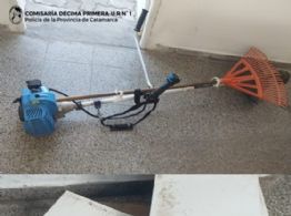 En Valle Chico apresaron a un hombre con elementos robados