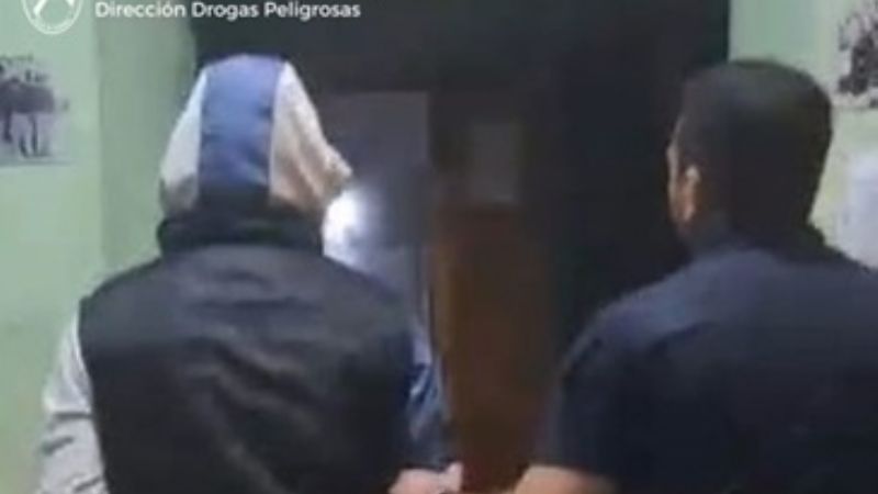 Allanamiento contra el narcomenudeo en Santa María