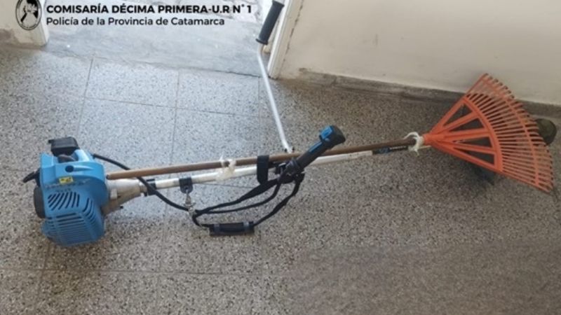 En Valle Chico apresaron a un hombre con elementos robados