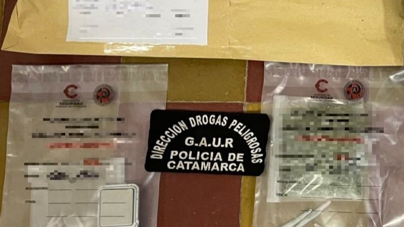 Tinogasta: recuperan estéreo robado, secuestran marihuana y detienen a dos hombres