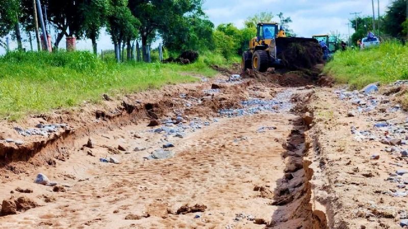 Barot supervisó obras de recuperación y mejoras en la zona norte de Los Altos