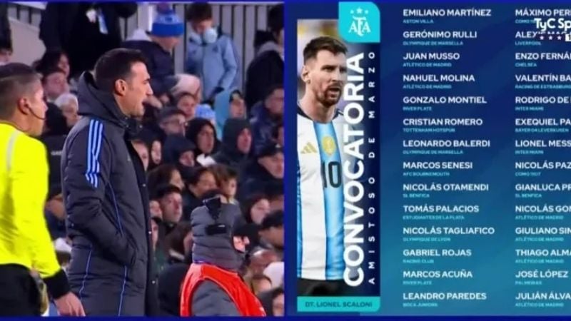 Sorpresas, estrenos y ausencias en la lista de Scaloni