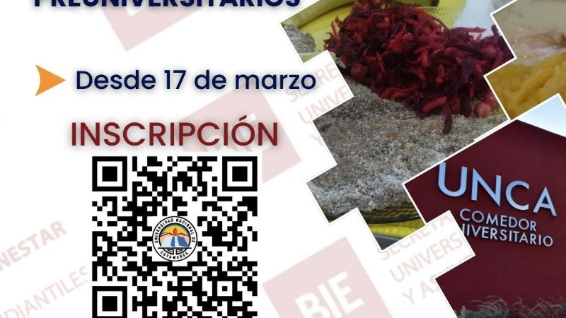 Inscripciones a Media Beca para Comedor Universitario