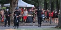 FINAL ESCANDALOSO: la policía reprimió con balas de goma a hinchas de Newell's.