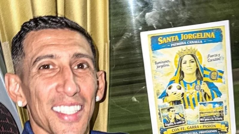 Cargada de la esposa de Di María a hincha de Newell's