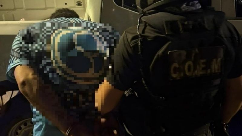 Tras una persecución aprehenden a un sujeto