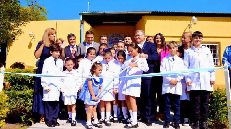 Monte Redondo inició las clases con obras renovadas en la Escuela Nº 497