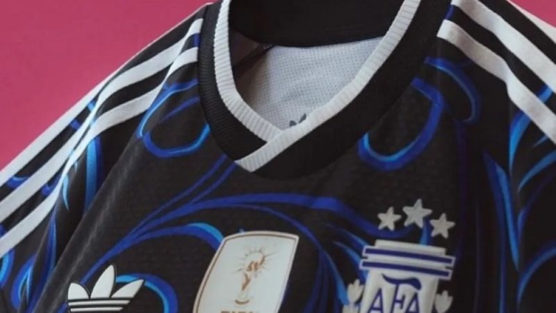 La camiseta alternativa de Argentina para el Mundial