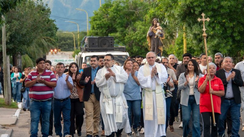 Se celebró la fiesta de San José en la  tierra natal del Beato Mamerto Esquiú