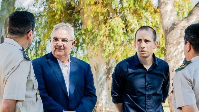Jalil recibió al gendarme Nahuel Gallo