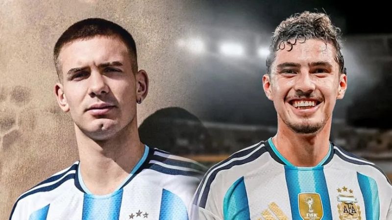 Mastantuono y Panichelli, convocados a la Selección