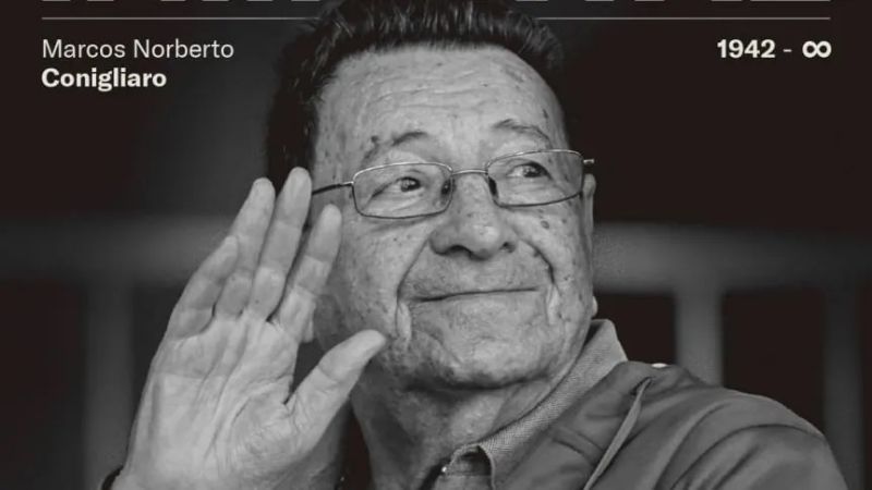 Se fue Conigliaro, goleador histórico de Estudiantes
