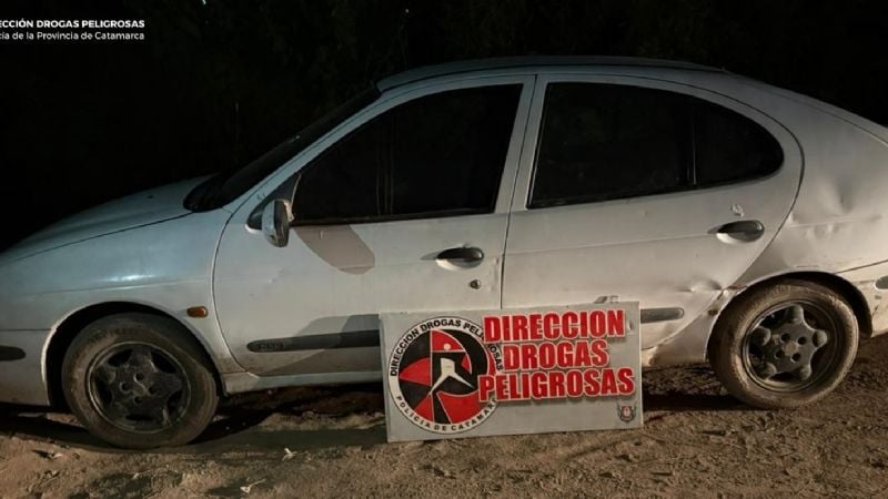Droga, arma y un auto secuestrados en Valle Viejo
