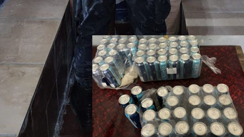 Se robaron 60 latas de cerveza