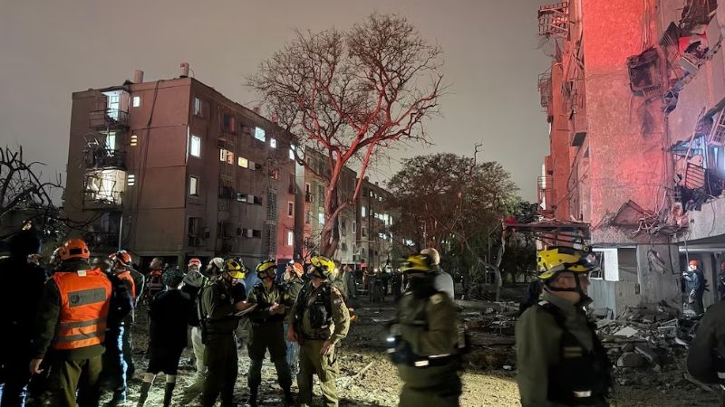 Contraofensiva de Irán dejó 140 heridos en Israel