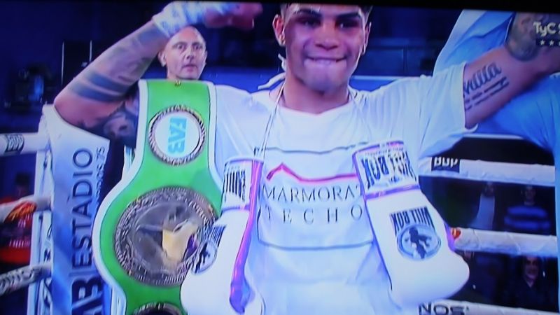 “Sansón" Rosa nuevo campeón sudamericano welter