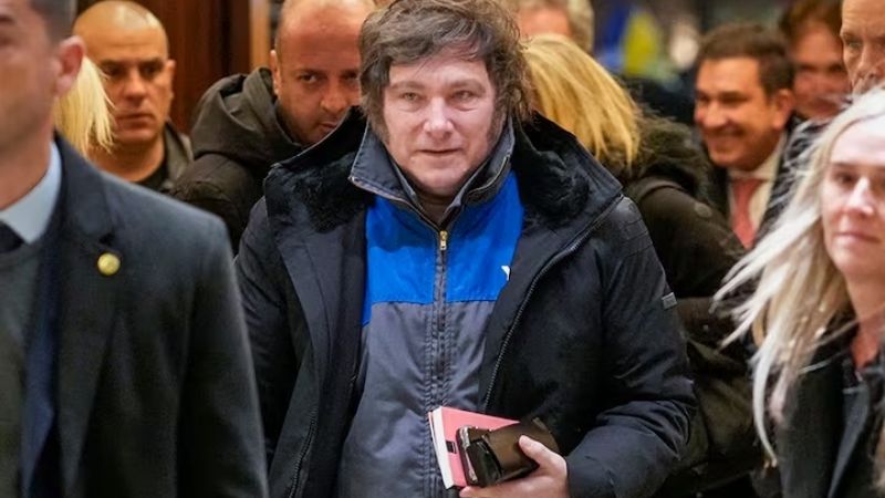 Javier Milei en su peor momento