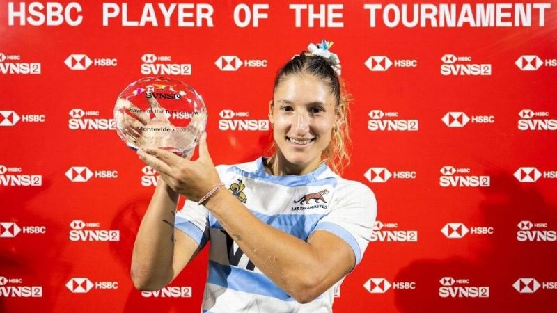 Virginia Brígido, MVP del SVNS 2 de Montevideo