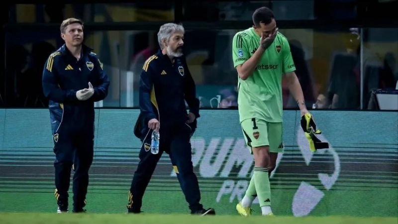 Marchesín, otro lesionados en Boca