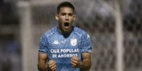 LA EUFORIA del paraguayo Clever Ferreira, que metió el 2-1 definitivo para el triunfo del 